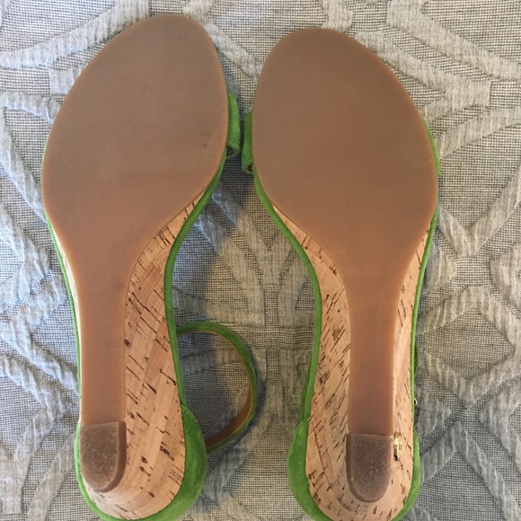 Tory Burch Savannah Suede Demi Wedge Sandal - Picture 6 of 7